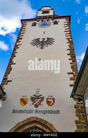 Turm namens Obertor in Gengenbach Schwarzwald Deutschland Stockfoto