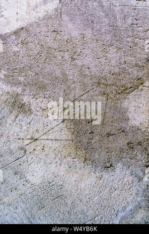 Abstrakte grob stilisierten Banner mit Platz für Text. Textur Hintergrund der Dekorativen Putz. Grunge Betonwand mit bunter Beleuchtung. Kunst Textur Stockfoto