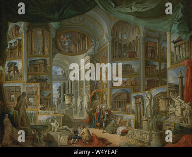 Altes Rom (1757) von Giovanni Paolo Panini Stockfoto