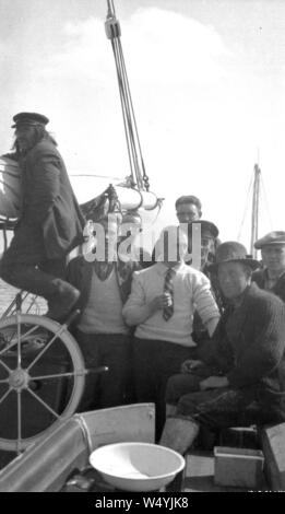 Masse an Bord Fort Chesterfield Mai 1926. Stockfoto