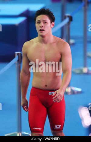 Gwangju, Südkorea. 25. Juli, 2019. Kazuki Kohinata (JPN) Schwimmen: 18 FINA Wm Gwangju 2019 Männer 200 m Brust halb - Endrunde an Nambu Internationale Aquatics Center in Gwangju, Südkorea. Credit: YUTAKA/LBA SPORT/Alamy leben Nachrichten Stockfoto