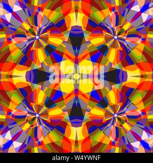 Farbige Linien Wellen und Plätze abstrakten geometrischen Hintergrund Vector Illustration Stock Vektor