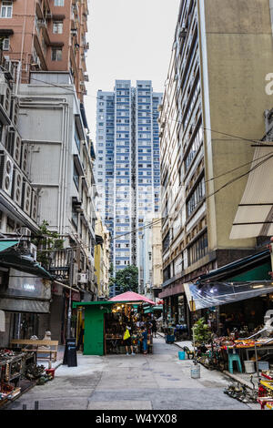Antiquitäten und Flohmarkt in der Upper Lascar Row, Sheung Wan, Hong Kong Stockfoto