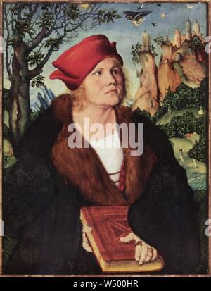 Lucas Cranach (I) - Dr. Johannes Cuspinian. Stockfoto