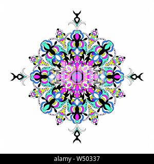Mandalas Sammlung. Vintage dekorative Elemente Stock Vektor