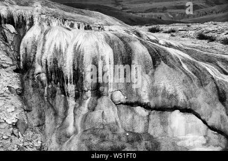 Mammoth Hot Springs, Yellowstone National Park, Wyoming. Stockfoto