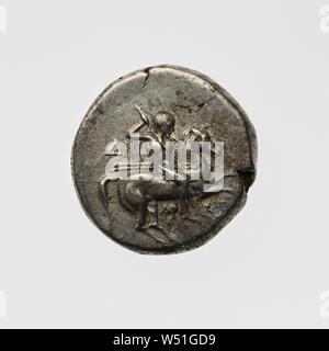 Stater, Unbekannt, Tarentum (Taras), Süd Italien, 270 - 250 v. Chr., Silber, 0,006 kg (0.0132 lb Stockfoto