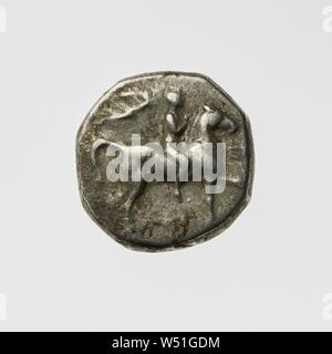 Stater, Unbekannt, Tarentum (Taras), Süd Italien, 270 - 250 v. Chr., Silber, 0.0063 kg (0,0139 lb Stockfoto