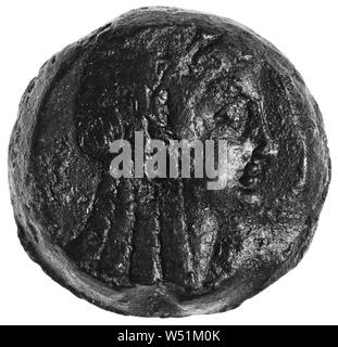 Münze, Unbekannt, Ägypten, 1. Jahrhundert v. Chr., Bronze, 0.0362 0.0164 kg (lb Stockfoto