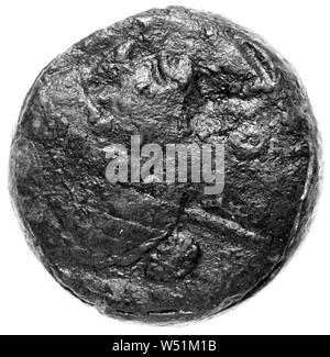 Münze, Unbekannt, Ägypten, 1. Jahrhundert v. Chr., Bronze, 0.0381 0.0173 kg (lb Stockfoto