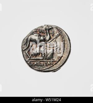 Denar, Unbekannt, Rom, Latium, Italien, 58 V.CHR., Silber, 0,0039 kg (0.0086 lb Stockfoto