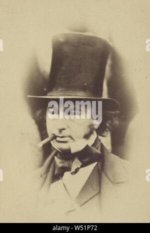 Isambard Kingdom Brunel, Robert Howlett (British, 1831-1858), Carte-de-Visite durch die London Stereoscopic Company (Aktiv 1854 - 1890), negative 1857, über 1862, Eiweiß Silber drucken, 8,9 × 6 cm (3 1/2 x 2 3/8 Zoll Stockfoto