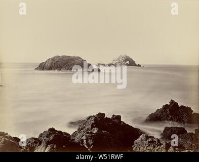 Seal Rocks aus, Carleton Watkins (American, 1829-1916), San Francisco, Kalifornien, USA, 1866-1868, Eiweiß silber Drucken, 40 x 52,4 cm (15 3/4 x 20 5/8 in Stockfoto