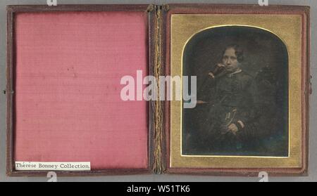 Porträt einer jungen Frau, Unbekannten, amerikanischen, ca. 1851, Daguerreotypie Stockfoto