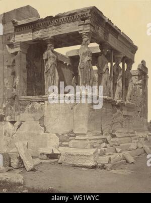 Die caryatid Halle des Erechtheion, William J. Stillman (American, 1828 - 1901), 1870, Carbon drucken, 23,5 × 18,6 cm (9 1/4 x 7 5/16 Zoll Stockfoto