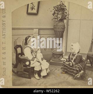 Segne Ihr kleines Herz, zu Oma., Edward und Henry T. Anthony & Co (American, 1862-1902), ca. 1870, Eiweiß silber Drucken Stockfoto