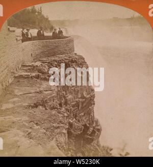 Prospect Point im neuen Park - Niagara, George Barker (American, 1844 - 1894), um 1875, Eiweiß silber Drucken Stockfoto