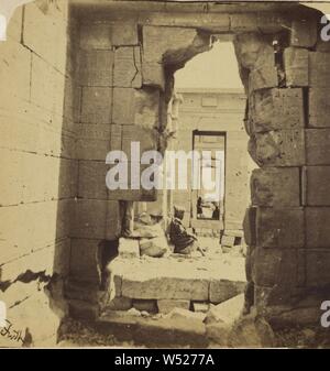 Der Tempel von Dabod. Nubien, Francis Frith (Englisch, 1822-1898), 1859-1860, Eiweiß silber Drucken Stockfoto