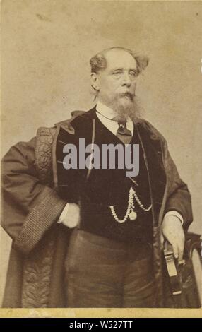 Charles Dickens, Jeremia, Gurney & Sohn, ca. 1870, Eiweiß silber Drucken Stockfoto
