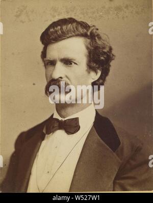 Samuel Langhorne Clemens-Mark Twain, Jeremia, Gurney & Sohn, ca. 1870, Eiweiß silber Drucken Stockfoto