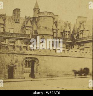 Hotel - Musée de Cluny, Lecocq-Fr êné (Französisch, Aktiv, Paris, Frankreich 1860), ungefähr 1860, Eiweiß silber Drucken Stockfoto