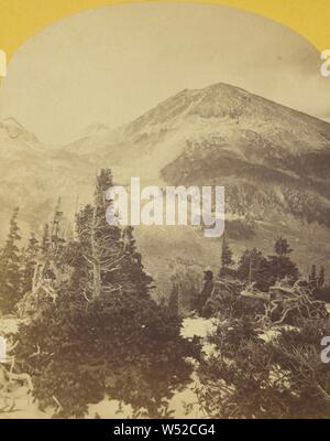 Baldy Peak, Cerro Blanco Berge, Kolorado, 14,234 Meter über dem Meeresspiegel. Grenzwert in Höhe der Vegetation über 11.000 Fuß., Timothy H. O'Sullivan (American, um 1840-1882), 1874, Eiweiß silber Drucken Stockfoto