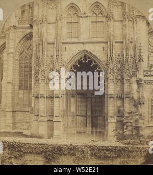 Kirche von St. Ouen, Rouen. (Süden Veranda.), Robert Howlett (British, 1831-1858), 1860, Eiweiß silber Drucken Stockfoto