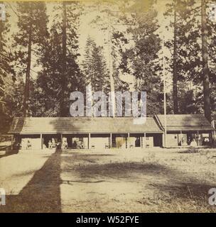 Clark's, in der Nähe des großen Baumes, Mariposa County, Cal., Carleton Watkins (American, 1829-1916), 1867, Eiweiß silber Drucken Stockfoto