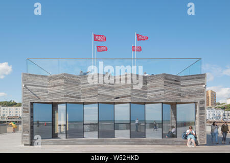 2017 Stirling Prize winning Hastings Pier von dRMM design Praxis. Bitte Quelle: Phillip Roberts Stockfoto