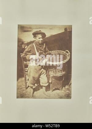 Der König Fisher, Newhaven, Hill & Adamson (Schottische, aktiv 1843 - 1848), Schottland, 1843-1848, gesalzen Papier Drucken von Papier negativ, 19,7 × 14,6 cm (7 3/4 x 5 3/4 in Stockfoto