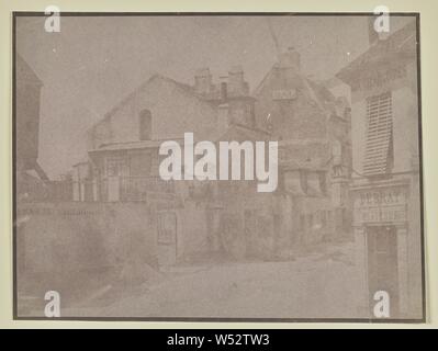 Street Scene, Montmartre, Hippolyte Bayard (Französisch, 1801-1887), Paris, Frankreich, 1842, gesalzen Papier gedruckt, 16 × 21,3 cm (6 5/16 x 8 3/8 in Stockfoto