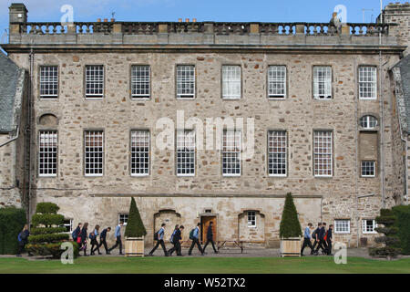 Elgin, UK, 26. Juli 2019. Datei Foto. Es hat heute bekannt gegeben, dass Gordonstoun school in Elgin ist als Teil der schottischen Kindesmissbrauch Untersuchung geprüft werden. Foto 23. September 2015 berücksichtigt. Credit: Andrew Smith Stockfoto