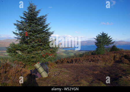 Der Loch Lomond und Cowal Weg. Halbinsel Cowal. Hochland. Schottland. Großbritannien Stockfoto