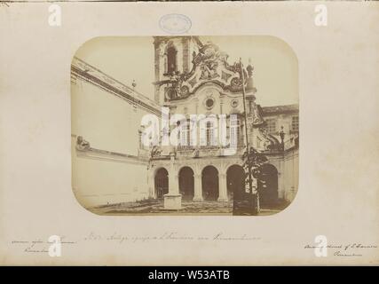 Antiga Igreja de São Francisco em Pernambuco, Marc Ferrez (Brasilien, 1843-1923), Olinda, Pernambuco, Brasilien, 1875-1876, Eiweiß silber Drucken, 21 × 26.6 cm (8 1/4 x 10 1/2 in. Stockfoto