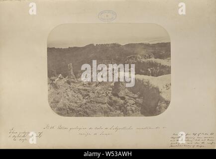 Estudo geologico do Cabo de Santo Agostinho mostrando o Recife de Suape, Marc Ferrez (Brasilien, 1843-1923), Pernambuco, Brasilien, 1875-1876, Eiweiß Silber drucken, 19,2 × 25,3 cm (7 9/16 x 9 15/16 in Stockfoto