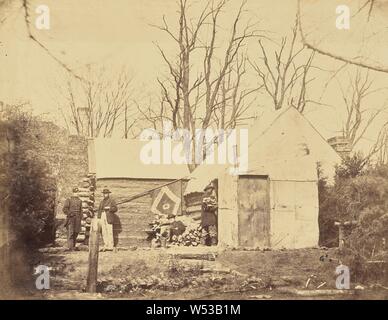Residence Chief Quartermaster dritte Armee Korps, Brandy Station, James Gardner (Amerikanische, geboren in Schottland, ca. 1832), Alexander Gardner (Amerikanische, geboren in Schottland, 1821-1882), Washington, District of Columbia, USA, Dezember 1863, Eiweiß Silber drucken, 17,7 × 22,9 cm (6 15/16 × 9 in Stockfoto