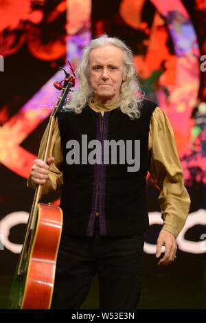 Fotoshooting für "Vor 50 Jahren - Woodstock 'Jahrestag RAI-TV Special in Mailand, Italien. Mit: Donovan Leitch Wo: Mailand, Lombardei, Italien Wann: 15. Mai 2019 Credit: IPA/WENN.com ** Nur für die Veröffentlichung in Großbritannien, den USA, Deutschland, Österreich, Schweiz ** verfügbar Stockfoto