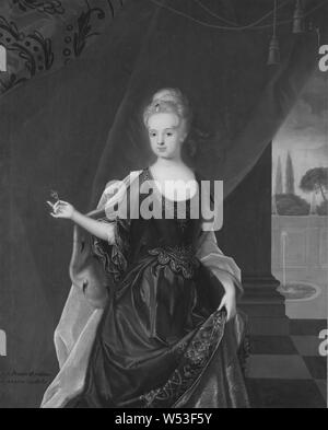 Johan Starbus, Königin Maria Charlotta Leszczynska, Maria Leszczynska, 1703-1768, Prinzessin von Polen, Königin von Frankreich, Malerei, Portrait, Marie Leszczynska, 1712, Öl auf Leinwand, Höhe 146 cm (57,4 Zoll), Breite 117 cm (46 Zoll), unterzeichnet, J. Starbus Pinx orgenal Stockfoto