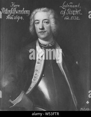 Johan Henrik Scheffel, Peter Sölfverberg, Pro Sölfverberg, 1694-1732, Malerei, 1730, Öl auf Leinwand, Höhe 81 cm (31,8 Zoll), Breite 65 cm (25,5 Zoll), unterzeichnet, JH, Scheffel p Stockfoto