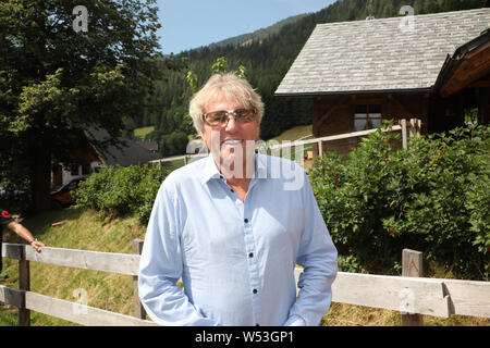 Bad Kleinkichheim, Österreich. 26. Juli, 2019. Bernhard Brink an der Künstler am Rande der Open Air Veranstaltung "Wenn die Musi spielt". Credit: Bodo Schackow/dpa/Alamy leben Nachrichten Stockfoto