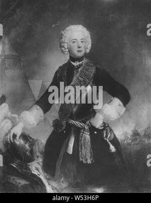 Antoine Pesne, Prinz Henrik (Fredrik H. Ludvig), Henrik, 1726-1802, Prinz von Preußen, Malerei, Portrait, Prinz Heinrich von Preußen, Öl auf Leinwand, Höhe 143 cm (56,2 Zoll), Breite, 112,5 cm (44,2 Zoll) Stockfoto