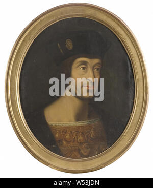 König Ludwig XII., Ludwig XII., 1462-1515, König von Frankreich, Malerei, Öl auf Leinwand, Höhe 55 cm (21,6 Zoll), Breite 46 cm (18,1 Zoll) Stockfoto