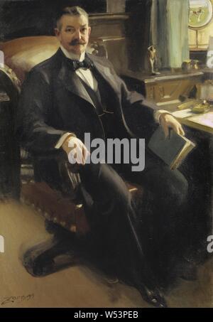 Anders Zorn, Henry Clay Pierce, Herr Henry Clay Pierce, Malerei, Portrait, 1899, Öl auf Leinwand, Höhe 152 cm (59,8 Zoll), Breite 107 cm (42,1 Zoll), unterzeichnet, Zorn 99 Stockfoto