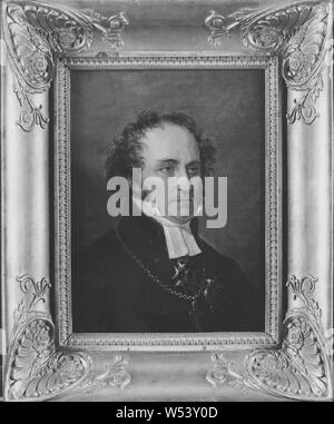 Johan Gustaf Sandberg, Johan Olof Wallin, 1779-1839, Erzbischof, Shell, Malerei, 1836, Öl auf Leinwand, Höhe 26 cm (10,2 Zoll), Breite 20 cm (7,8 Zoll) Stockfoto