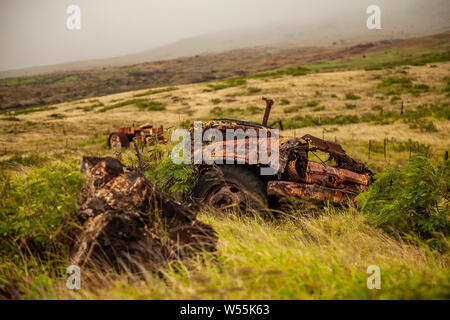 Zurueckgelassenen Fahrzeuge, Maui, Hawaii, USA Stockfoto