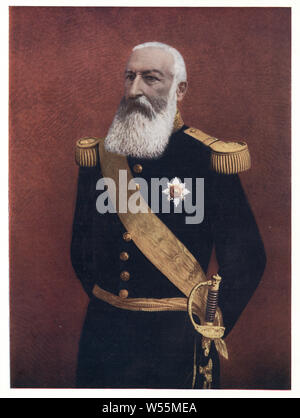 Leopold II (9. April 1835 bis 17. Dezember 1909), war König der Belgier von 1865 bis 1909. Stockfoto