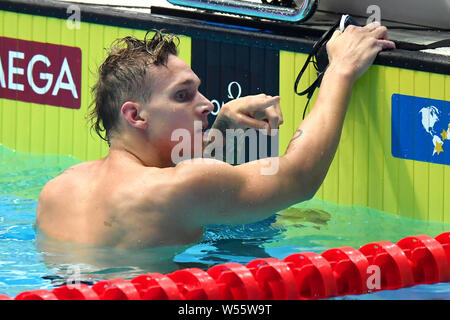 DRESSEL Caeleb USA Vereinigte Staaten für Männer 50 m Freistil Gwangju Südkorea 26/07/2019 Schwimmen 18 FINA Welt Aquatics Meisterschaften Nambu University Stockfoto