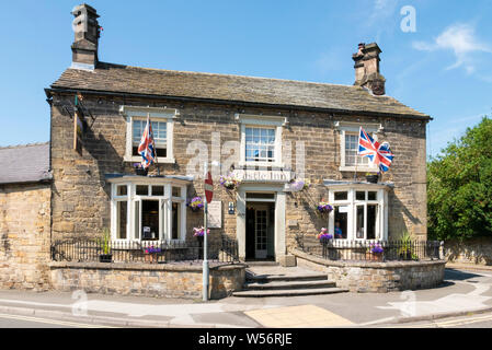 Das Castle Inn Pub und Hotel Castle Street Bakewell Derbyshire England uk gb Europa Stockfoto