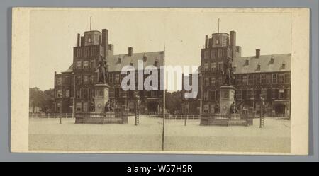 Den Haag, Willem II Statue, anonym, 1854-1870 Stockfoto