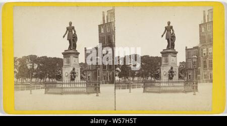 Den Haag, Willem II Statue, anonym, 1854-1870 Stockfoto